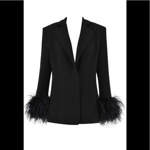 House of cb feather Esme blazer dress L nwt